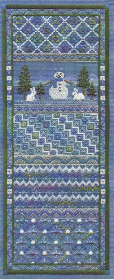 Snowman Panel– Stitch Therapy Needleworks