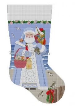 Nautical Santa Stocking