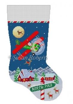 Night Flight Bi Plane Stocking