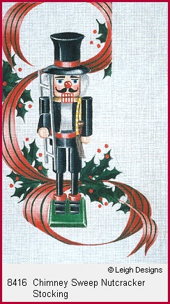 Chimney Sweep Nutcracker Stocking