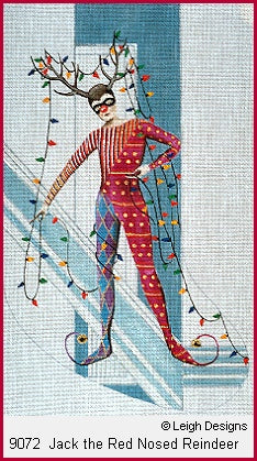 Jack The Red Nosed Reindeer Stocking
