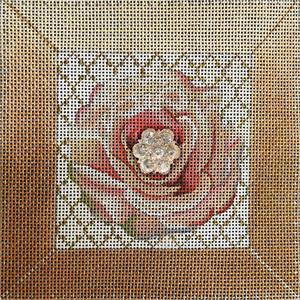 Pink Bling Flower