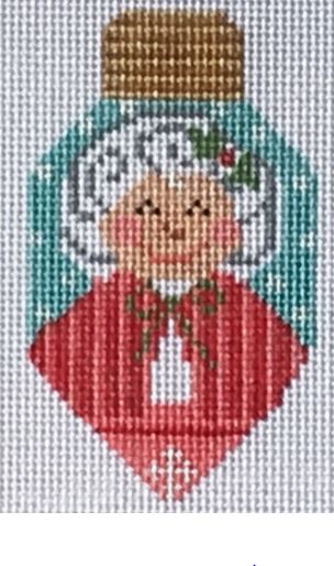 Mrs Claus Lightbulb Ornament