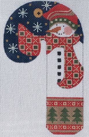 Snowman Candy Cane