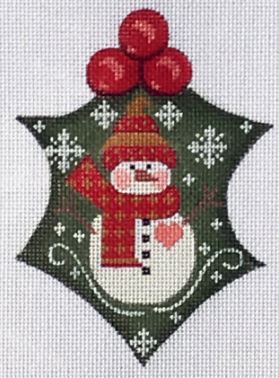 Snowman Heart Holly