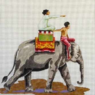 Elephant with People