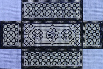 Black/White Pattern Brick Cover