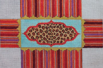 Art Deco Leopard Print Brick Cover