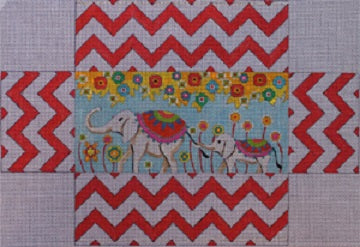 Whimsy Elepants Brick Cover