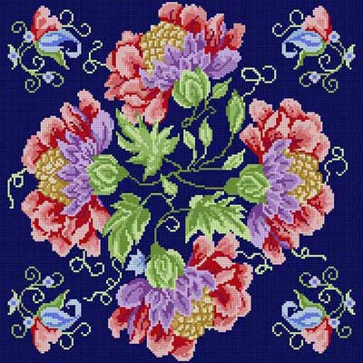 Jacobean Flowers