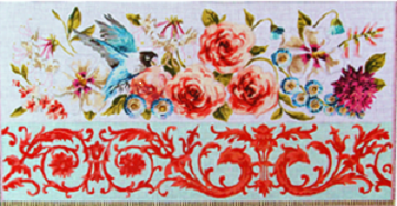 Parakeets/Floral