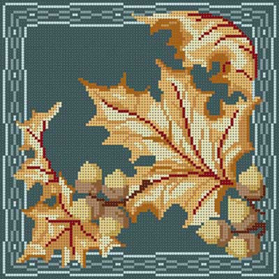 Oak Leaves and Acorns
