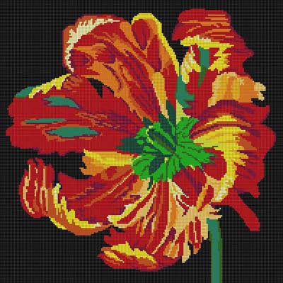 Big Red Flower
