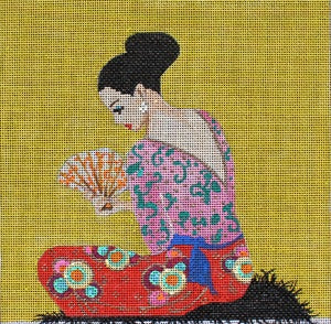 Woman with Fan