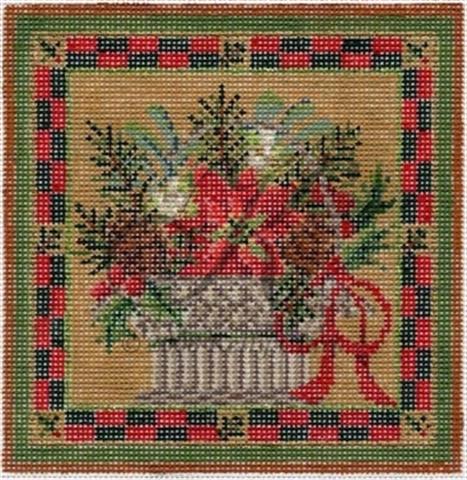 Winter Greens Basket Stitch Guide