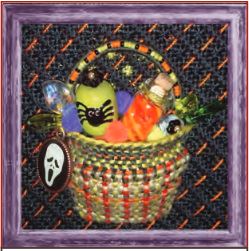 Tiny Halloween Tricks Basket