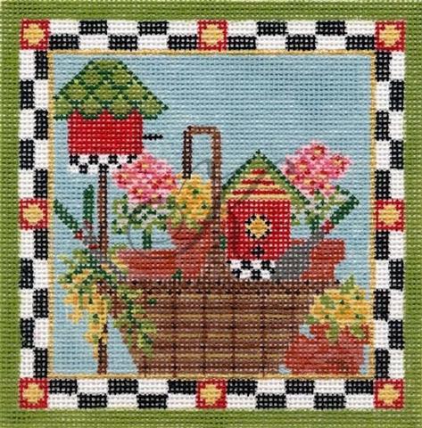 June Gardening Basket Stitch Guide