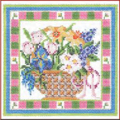 Spring Flowers Basket