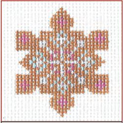 Snowflake Cookie Square 2