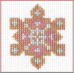 Snowflake Cookie Square 4