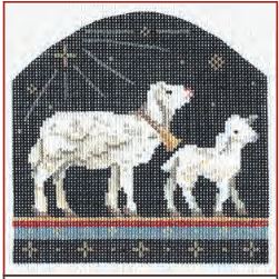 Mama Sheep And Her Lamb