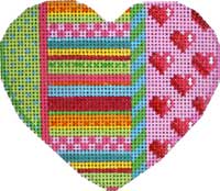 Dots/Stripes/Hearts Heart