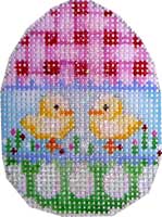 Gingham/Chicks/Eggs Mini Egg