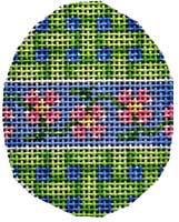 Flower Vine/Lattice Mini Egg