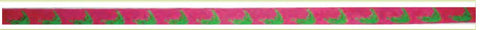 Nantucket Islands Belt - Pink and Green