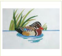 Wood Duck Doorstop