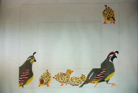 Quail Family Frame