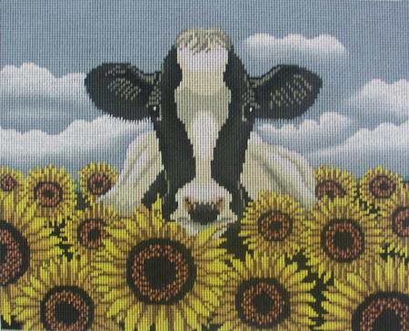 Surrounded By Sunflowers