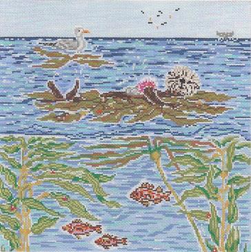 Floating Sea Otter