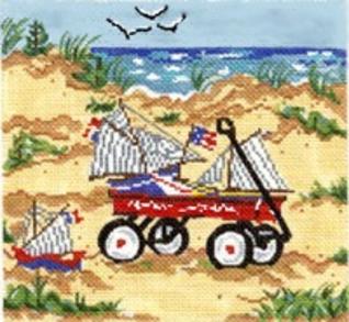 Wagon with Boats