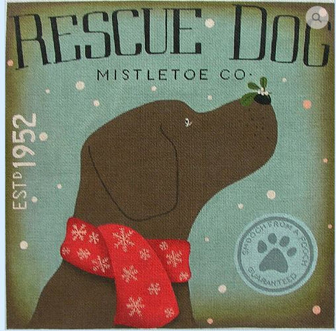 Rescue Dog Mistletoe Company