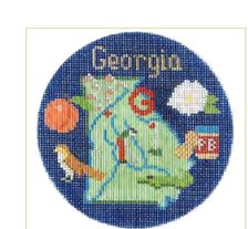 Georgia Ornament