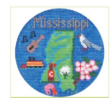 Mississippi Ornament
