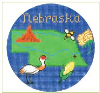 Nebraska Ornament