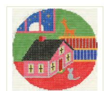 Goodnight Moon Toy Hous and Mouse Ornament