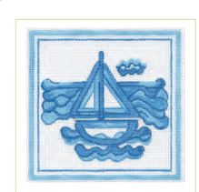 Hadley Pottery - Sailboat