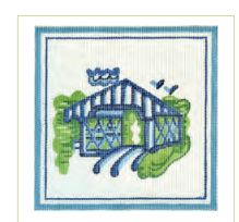 Hadley Pottery - Small Covered Bridge
