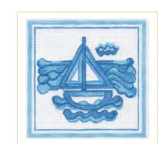 Hadley Pottery - Small Sailboat
