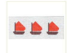 Orange Sailboats Jewelry Box Insert