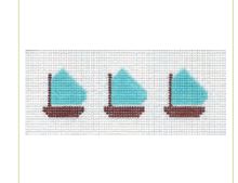 Sky Blue Sailboats Jewelry Box Insert