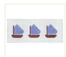 Lilac Sailboats Jewelry Box Insert