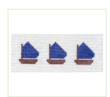 Purple Sailboats Jewelry Box Insert
