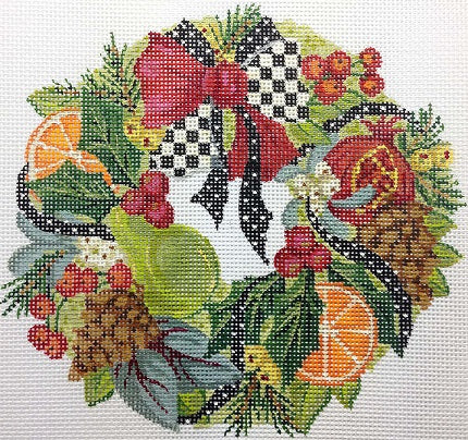 Christmas Holly Wreath