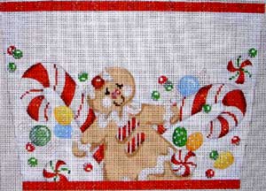 Gingerbread Girl Stocking Cuff