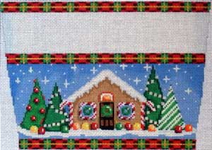 Gingerbread House Stocking Cuff