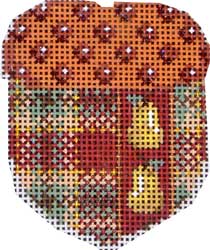 Rust Dot Cap/Plaid/Pears Acorn